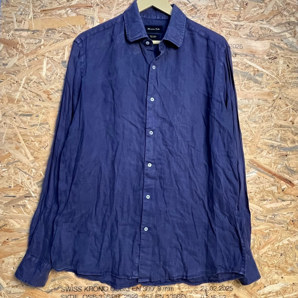 kemeja massimo dutti linen