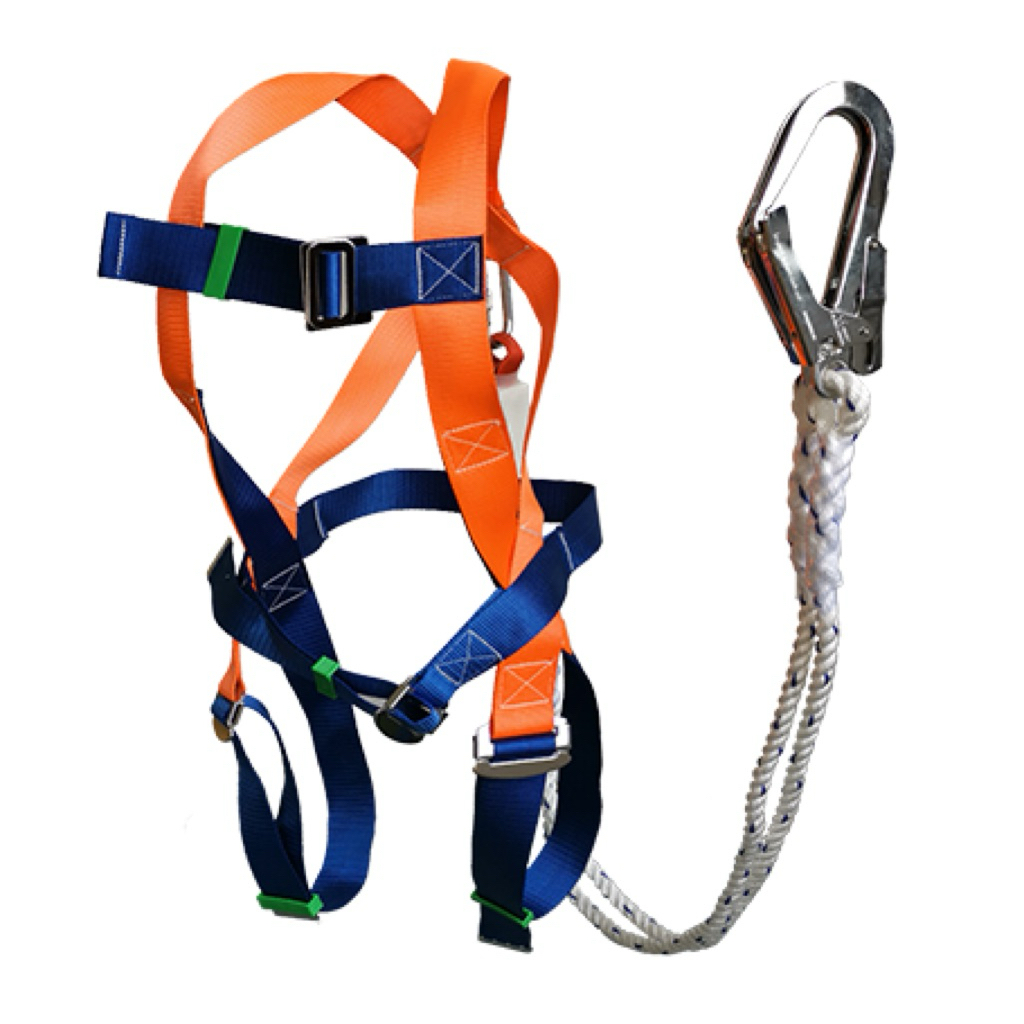 SAFETY BODY HARNESS DOUBLE HOOK