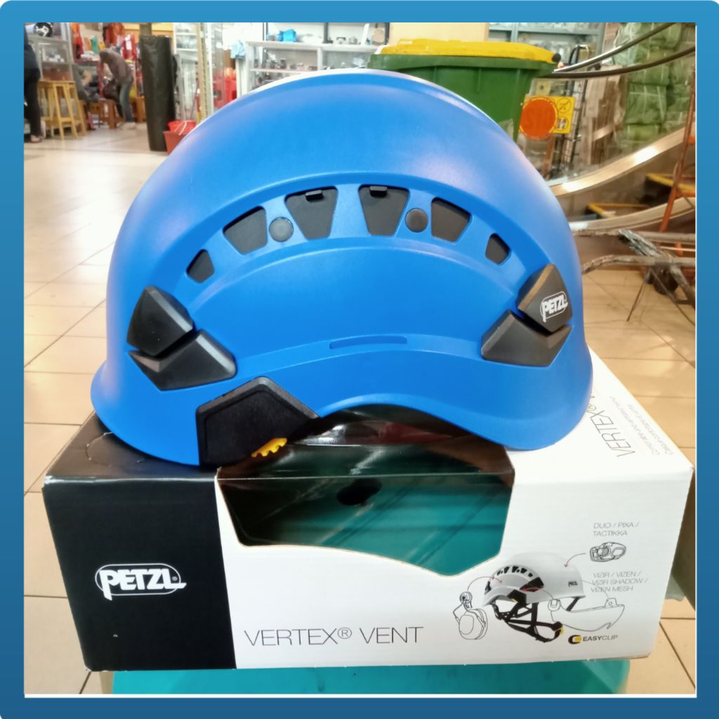 PETZL Vertex Vent Helmet / Helm Safety Rescue PETZL Original - biru