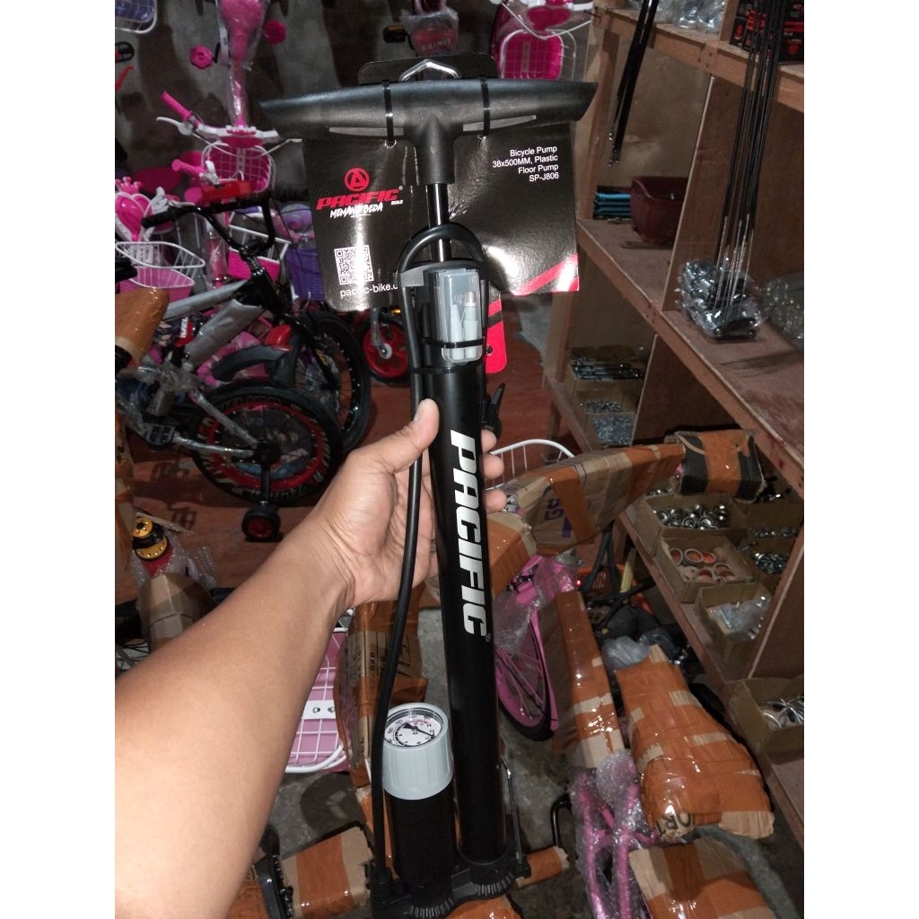 Pompa tabung sepeda dan motor mrek pacific