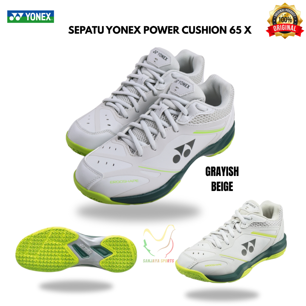 SEPATU BADMINTON BULUTANGKIS YONEX POWER CUSHION SHB 65 X VA ORIGINAL