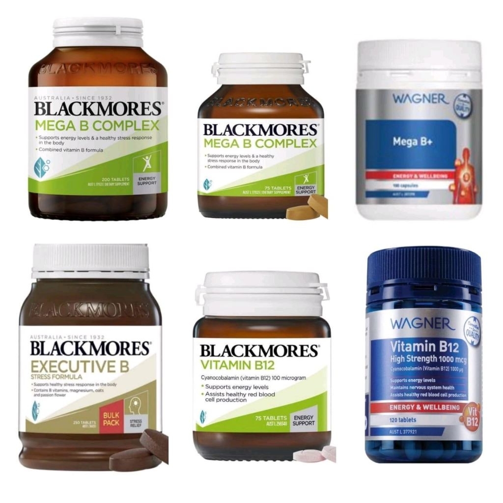Blackmores Mega B Complex 75 Executive B Blackmores B12 Wagner B12