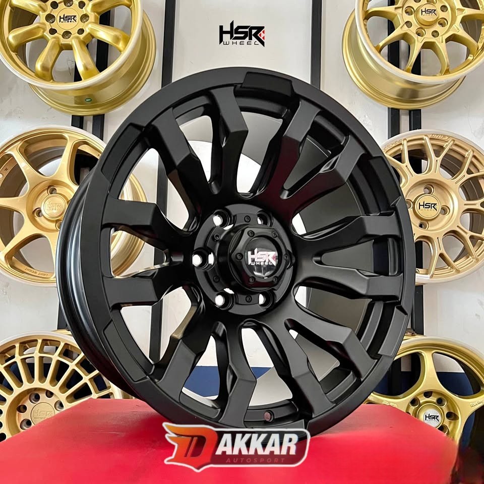 velg mobil offroad ring 18 hsr burneh for pajero fortuner hilux triton
