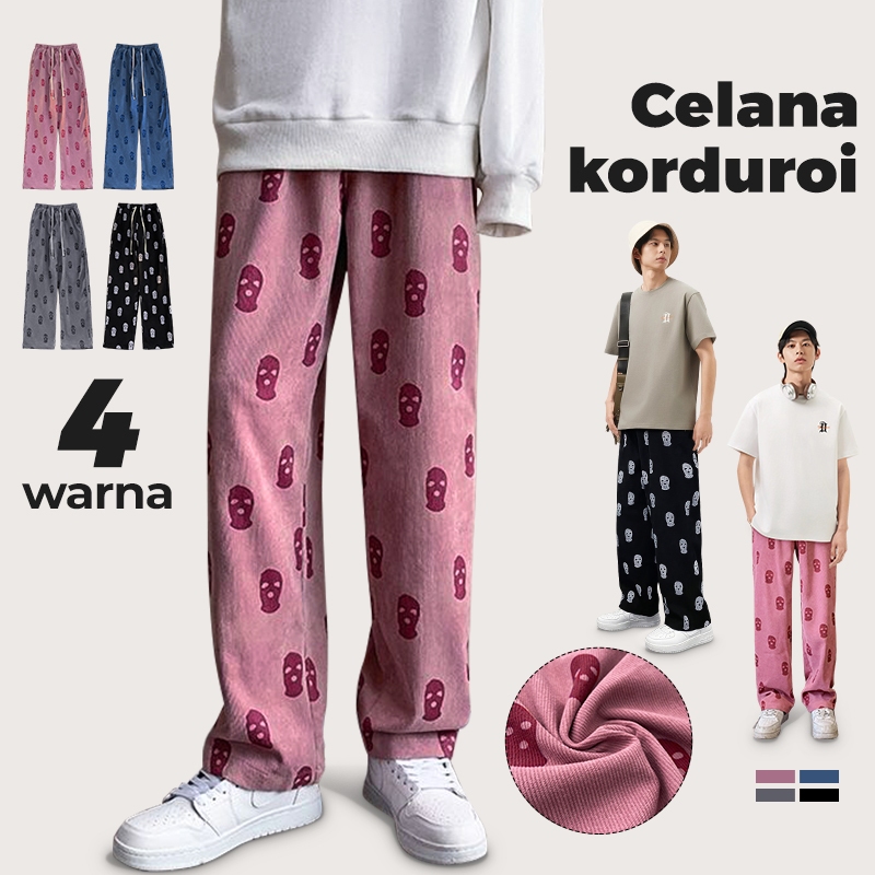 Celana corduroy /celana y2k /celana panjang pria /celana gombrong pria /celana skena pria /celana ba