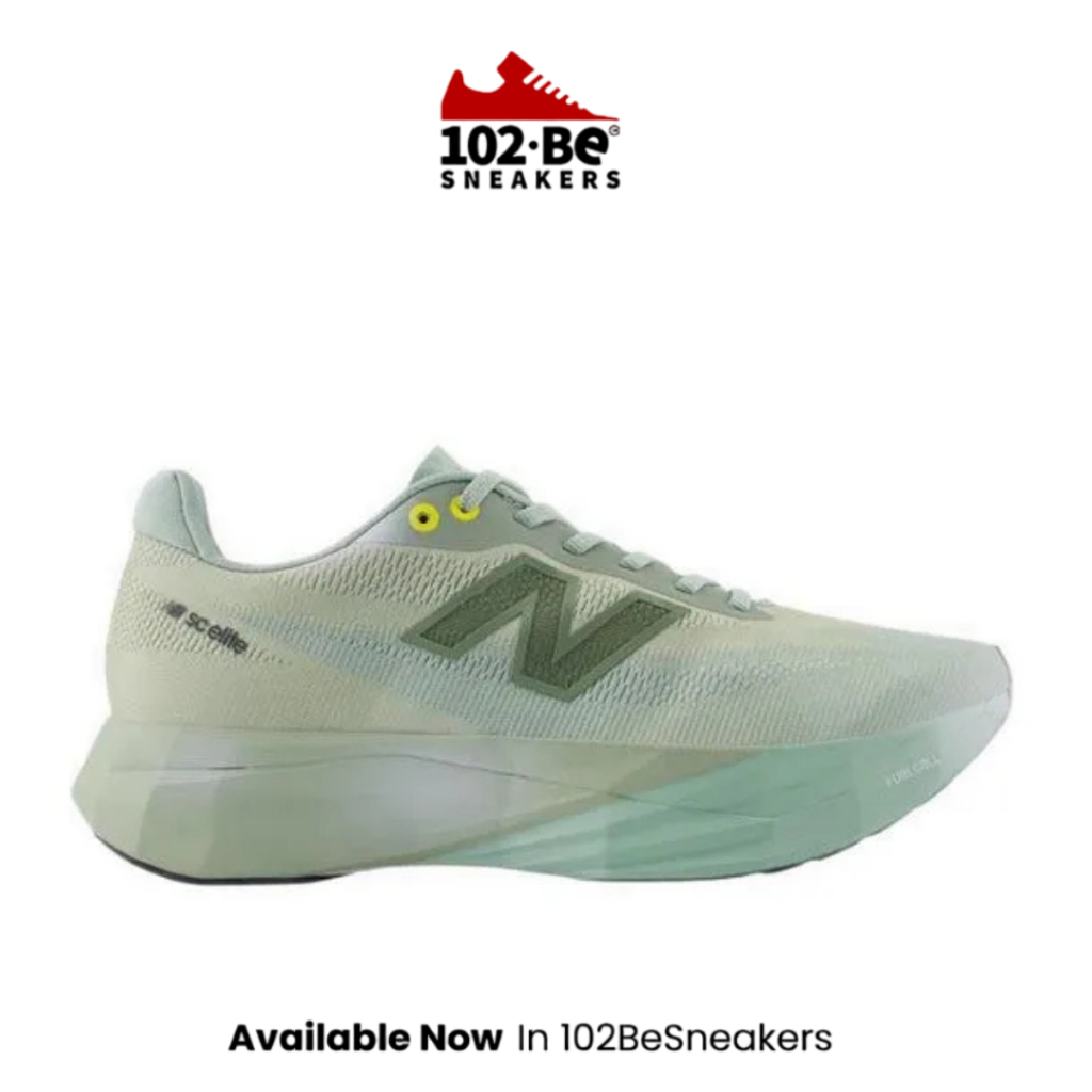 Sepatu NB SC Elite v5 Women's Running Shoes - Sage Green NEWWRCELTD5 Original