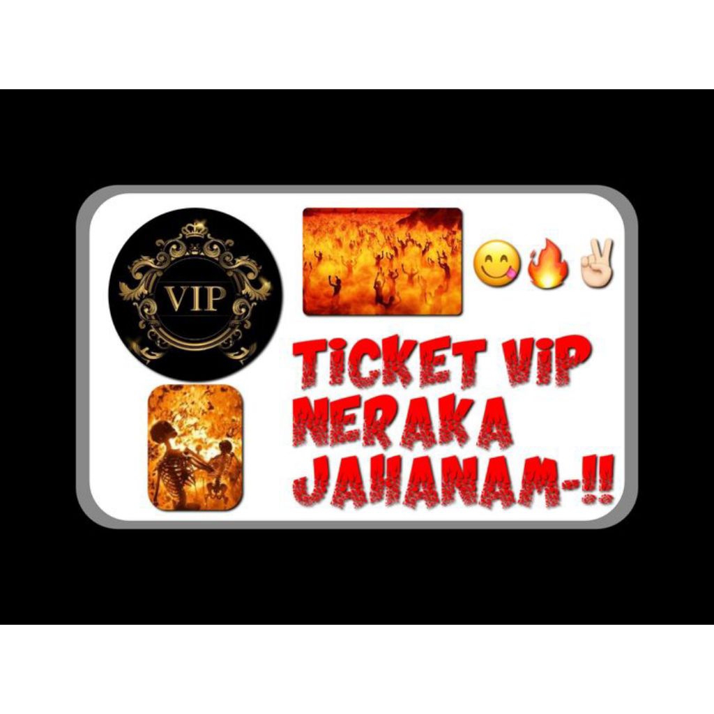 tiket neraka