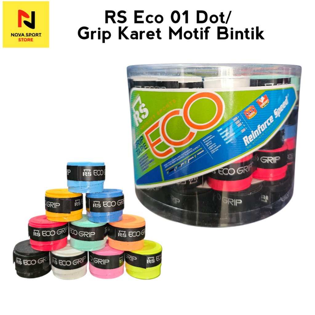 Grip Karet RS Eco 01 Dot, Grip Karet Bintik