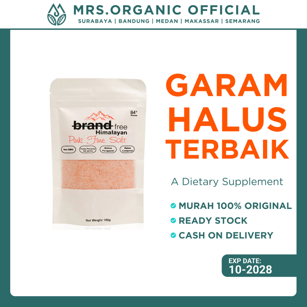 Garam Himalaya HALAL Original Premium MPASI Pink Fine Himalayan Salt 100 Gr - Garam Halus Himalaya 8