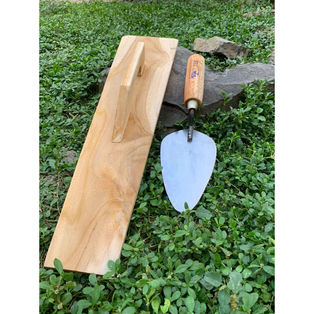 Paket Hemat Cetok Tukang bangunan Raskam Dan Cetok Semen - Cetok Bangunan - Aci Bangunan - Alat tuka