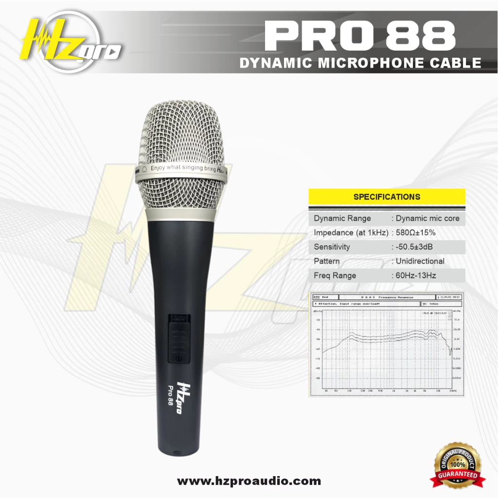 MIC KABEL HZ PRO 88 ORIGINAL