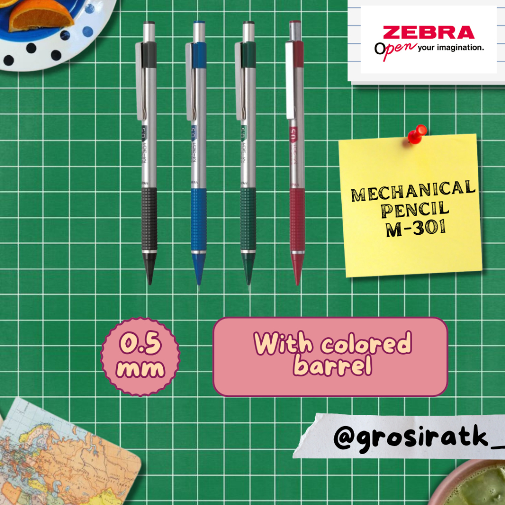 Zebra Pencil Mechanical M-301 / Pencil Stainless