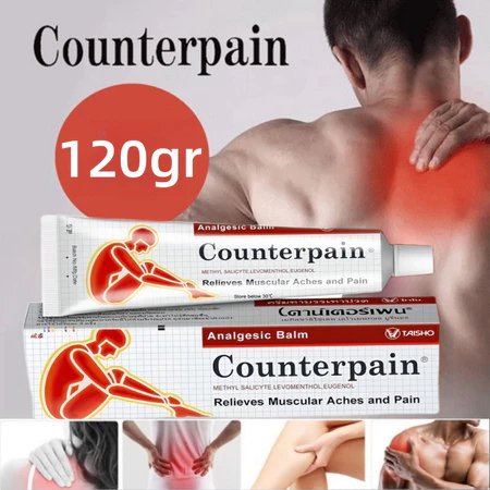 [ORI & Beli 2 gratis 1] Taisho Counterpain Cream 120gr /  Thailand Hot Krim Analgesic Untuk Mengobat