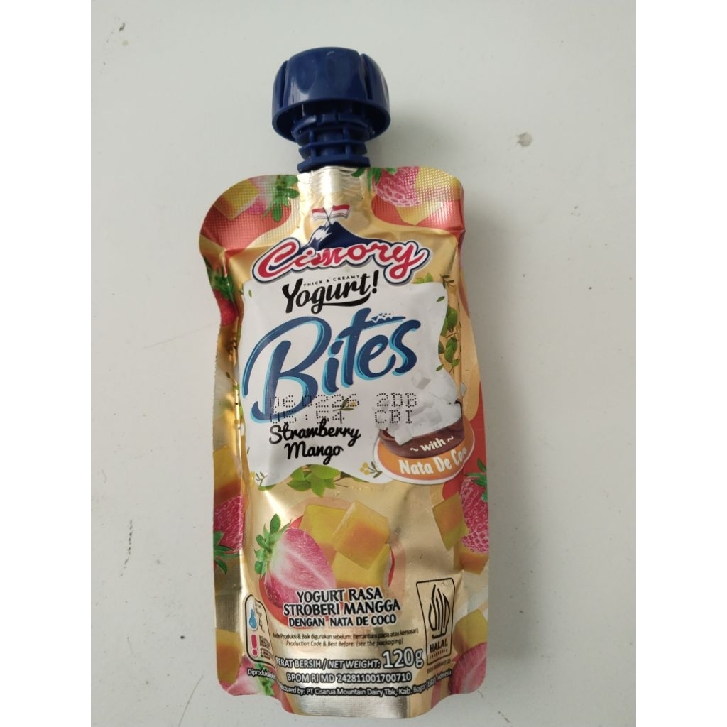 Cimory yoghurt Squeeze Bites 120 gram