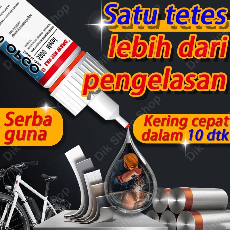 super glue Lem kuat lem besi super kuat tahan panas lem besi super kuat Lem serbaguna Cocok untuk be