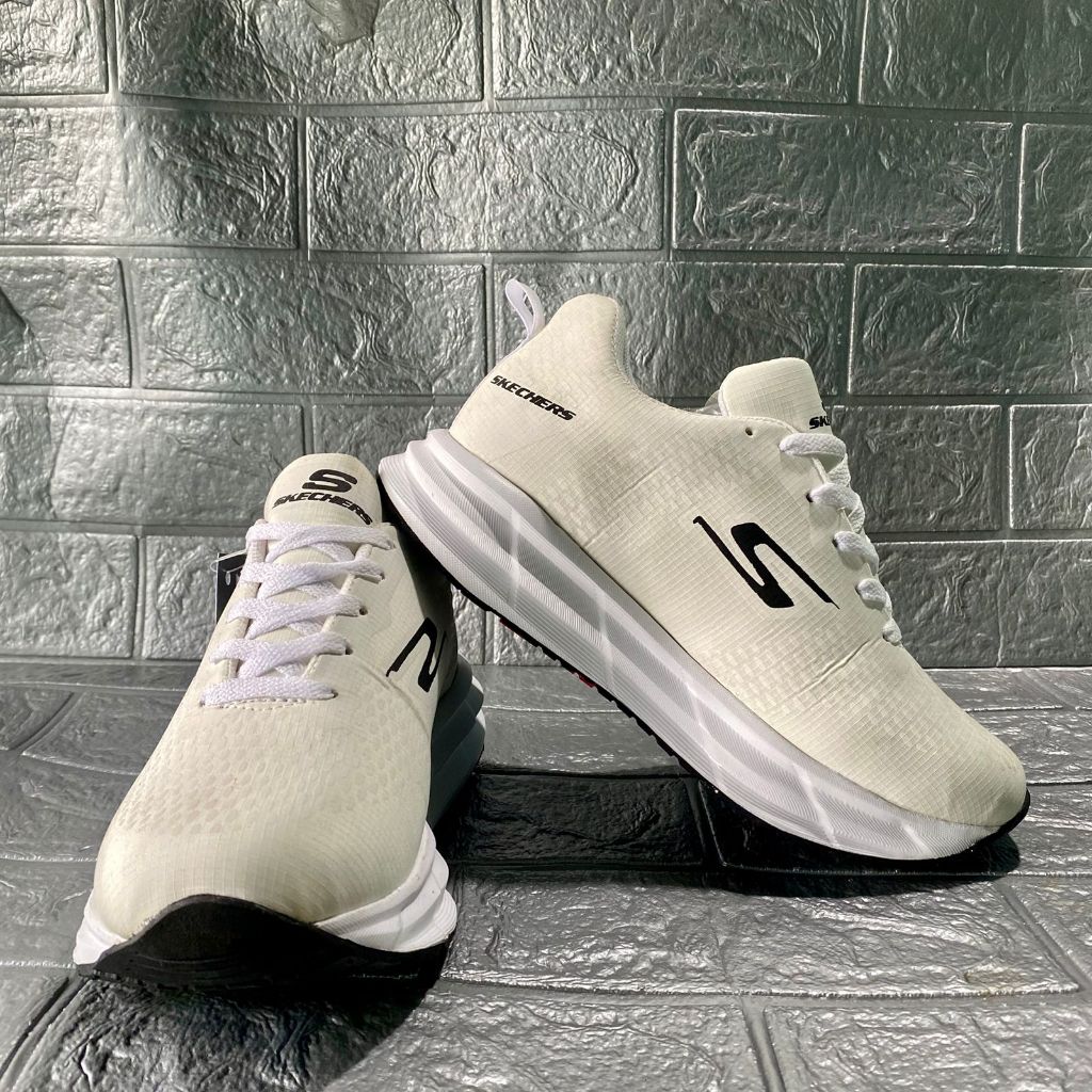 SEPATU SKECHERS PUTIH SNEAKER RUNNING