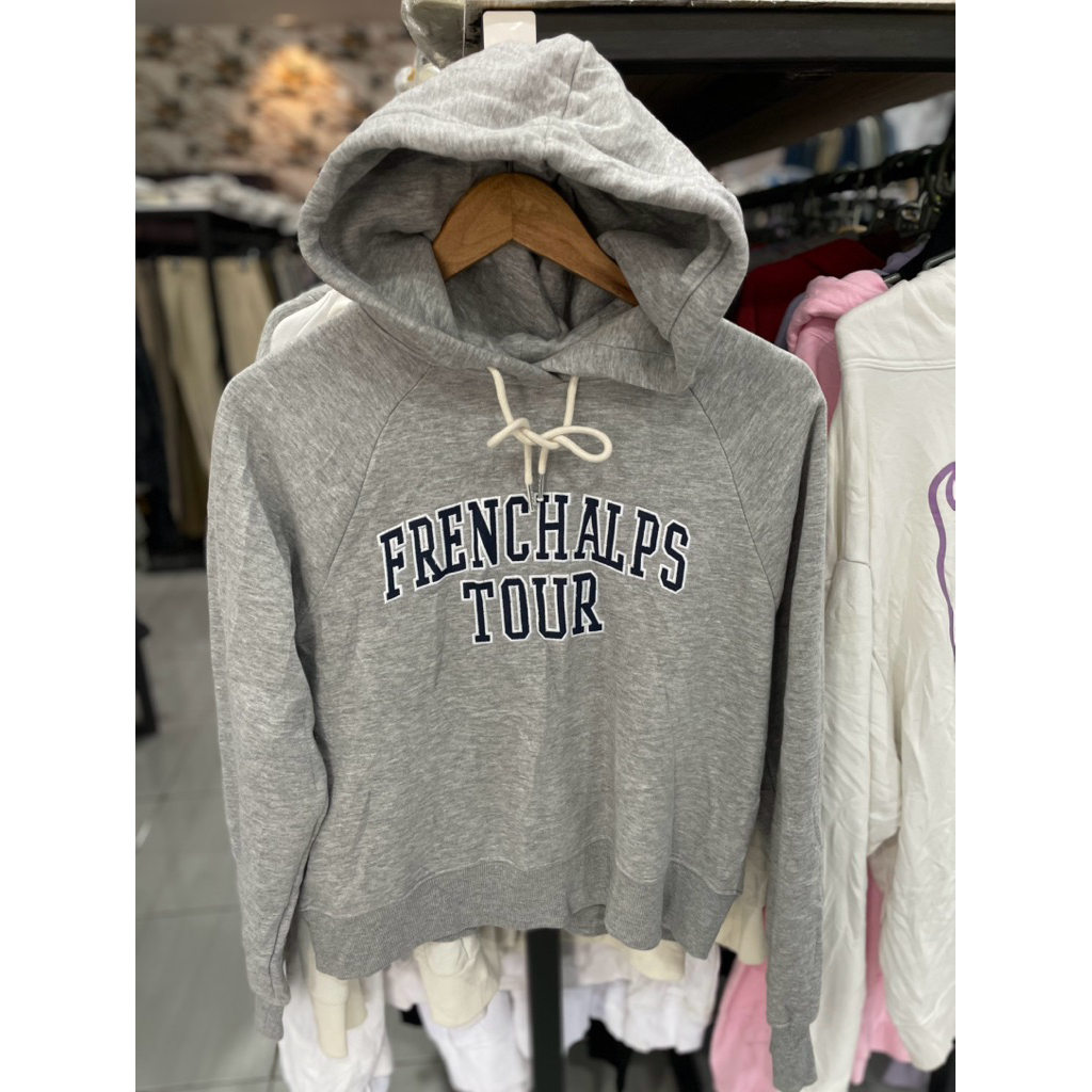 HODIE CROPTOP TANGAN BALOON BRAND TOPTEN, HODIE CASUAL, HODIE SECOND BRAND