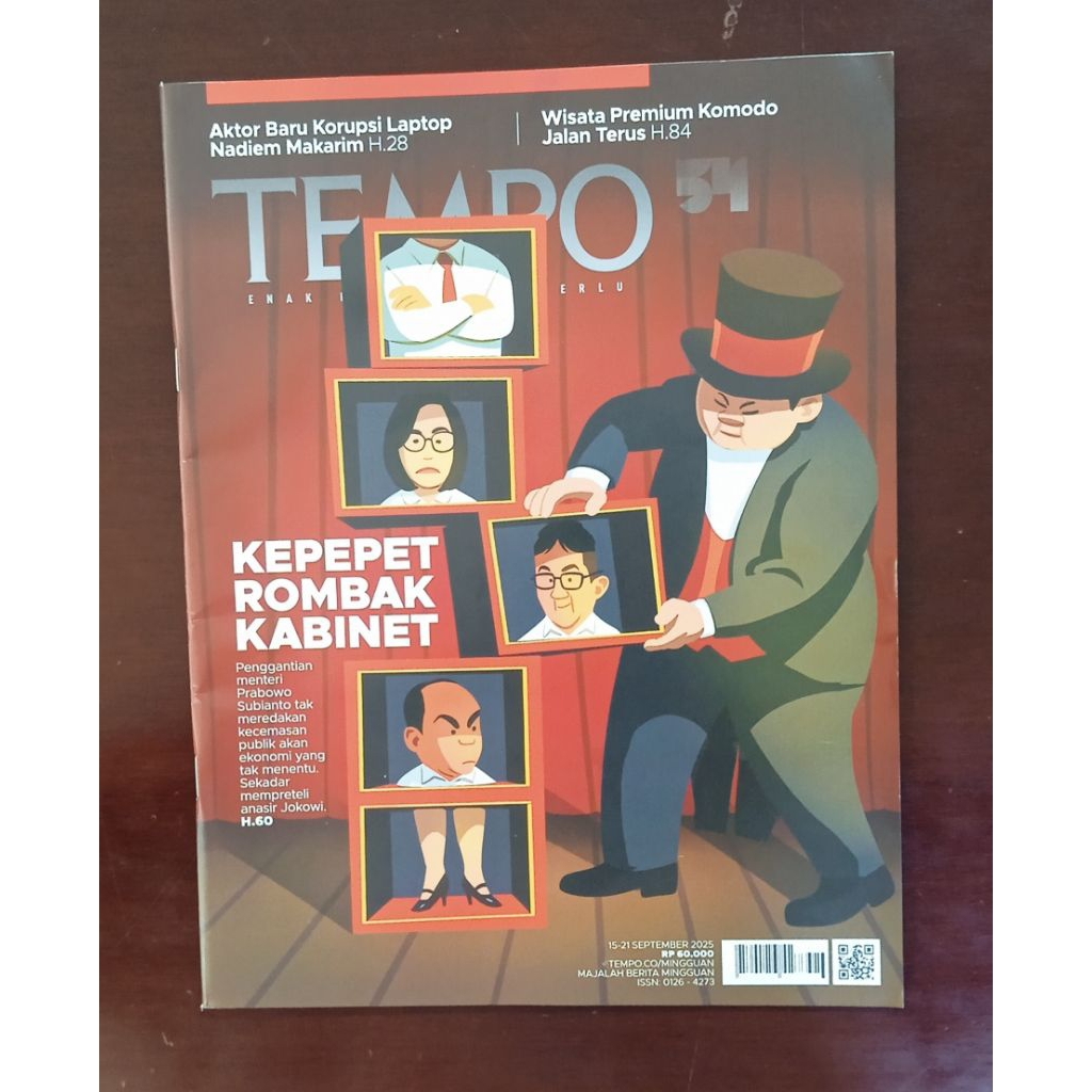 Majalah Tempo edisi 15 - 21 September 2025