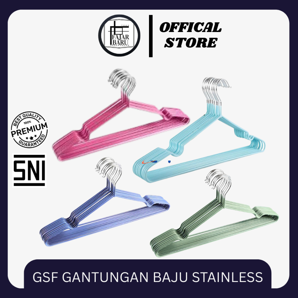 GSF Hanger Stainless Gantungan Baju GSF-4738//TERMURAH