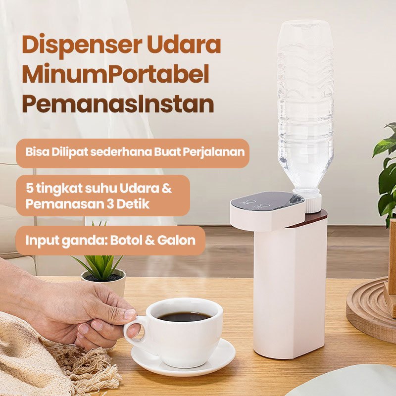 [COD]3 Detik Dispenser Air Panas Dingin Dispenser Air Portable Lipat, Pompa Galon Elektrik untuk Air