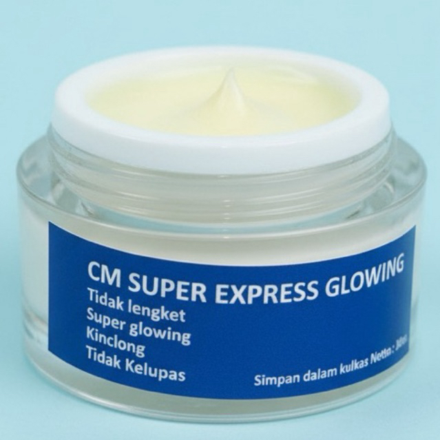 CM SUPER EXPRESS GLOWING night cream whitening hadalabo loreal jumiso hayejin larissa natasha erha e