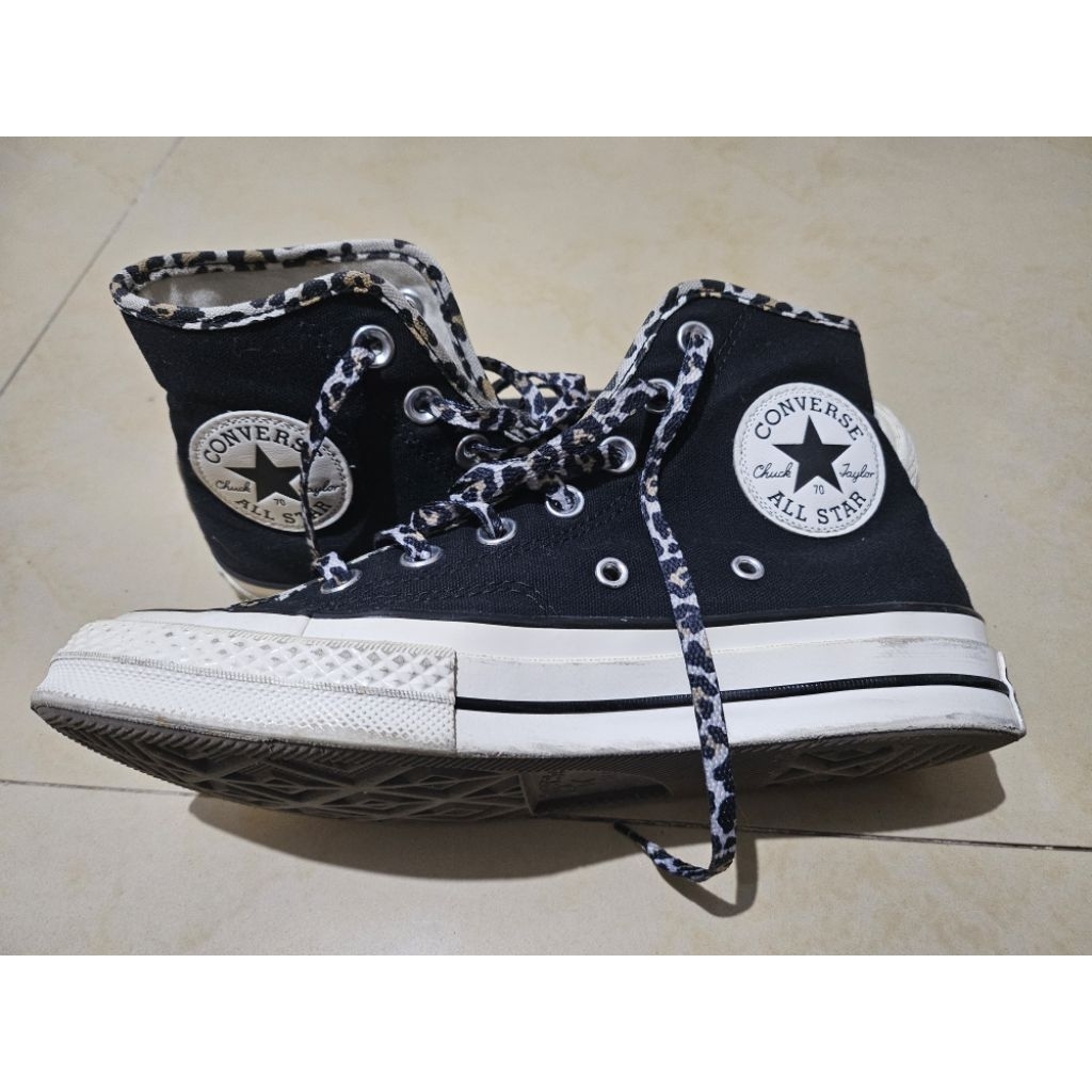 Converse Chuck Taylor 70's High Top Sneakers "Leopard" Preloved