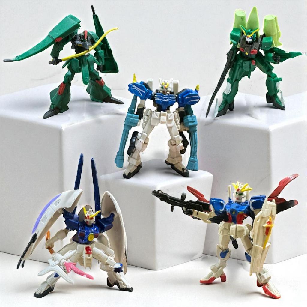 Bahan Karet Mainan Robot Gundam Anak Laki-Laki Uk Mini Diameter 9cm / Mainan Robot Fighter Gundam To