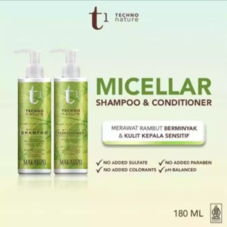 Makarizo t1 Techno Nature Micellar / Equalizer Shampoo & Conditioner