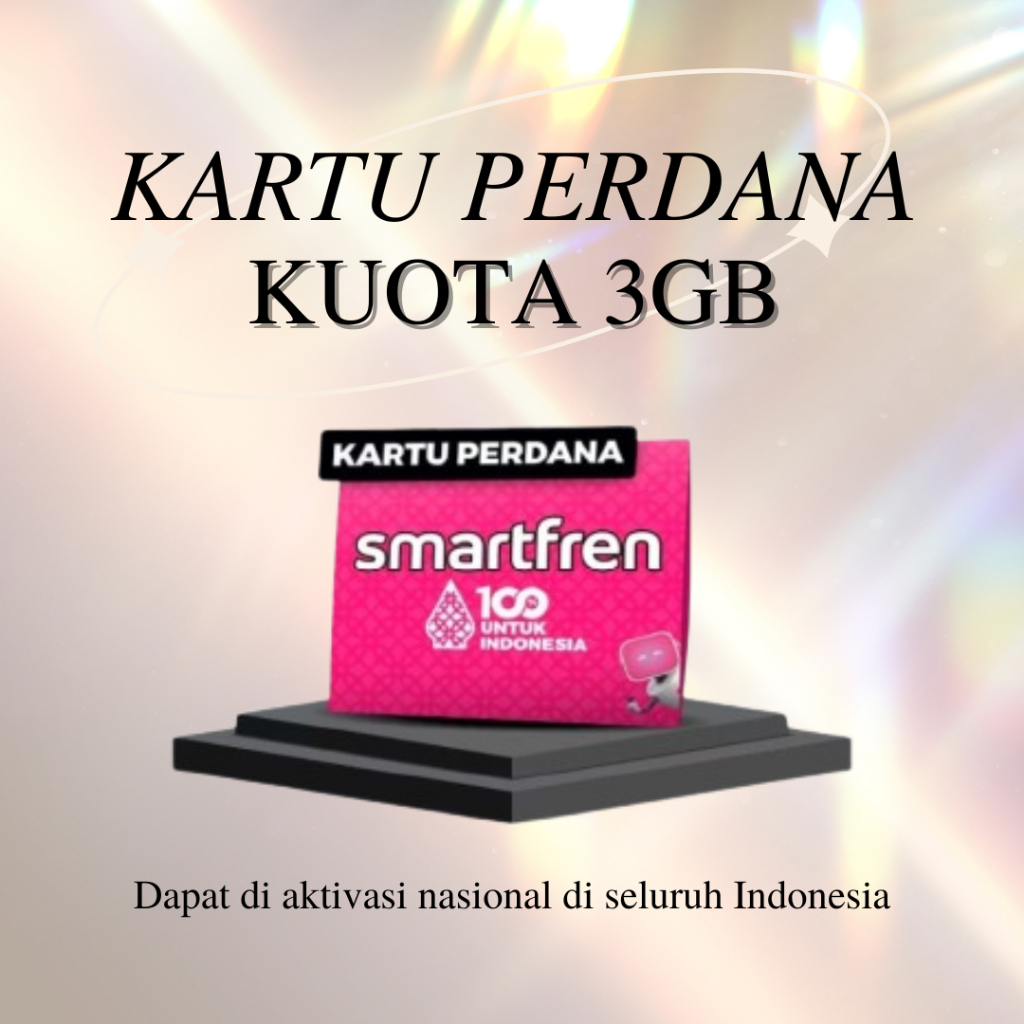 SMARTFREN KARTU PERDANA KUOTA 3GB