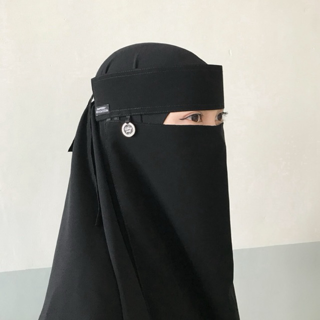 FAHIMY NIQOB - Niqab Bandana ped keras tali kecil bandul bedoon essm