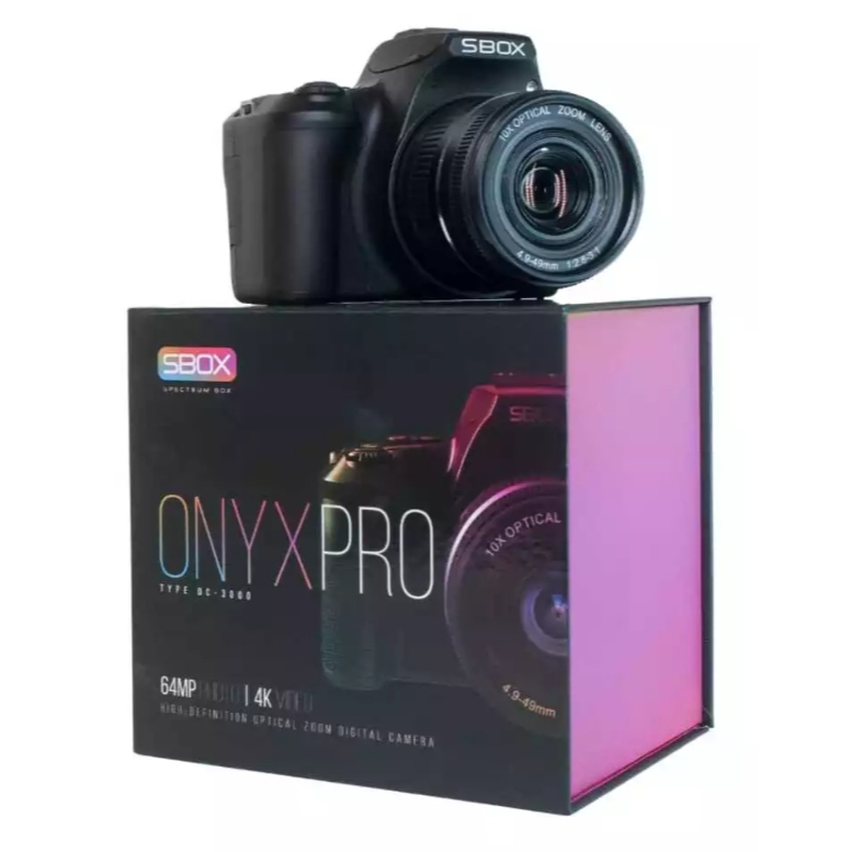 Sbox ONYX PRO 4K DC 3000 - Kamera Sbox 4k Semi Pro Dc 3000 ONYX PRO Garansi Resmi Original