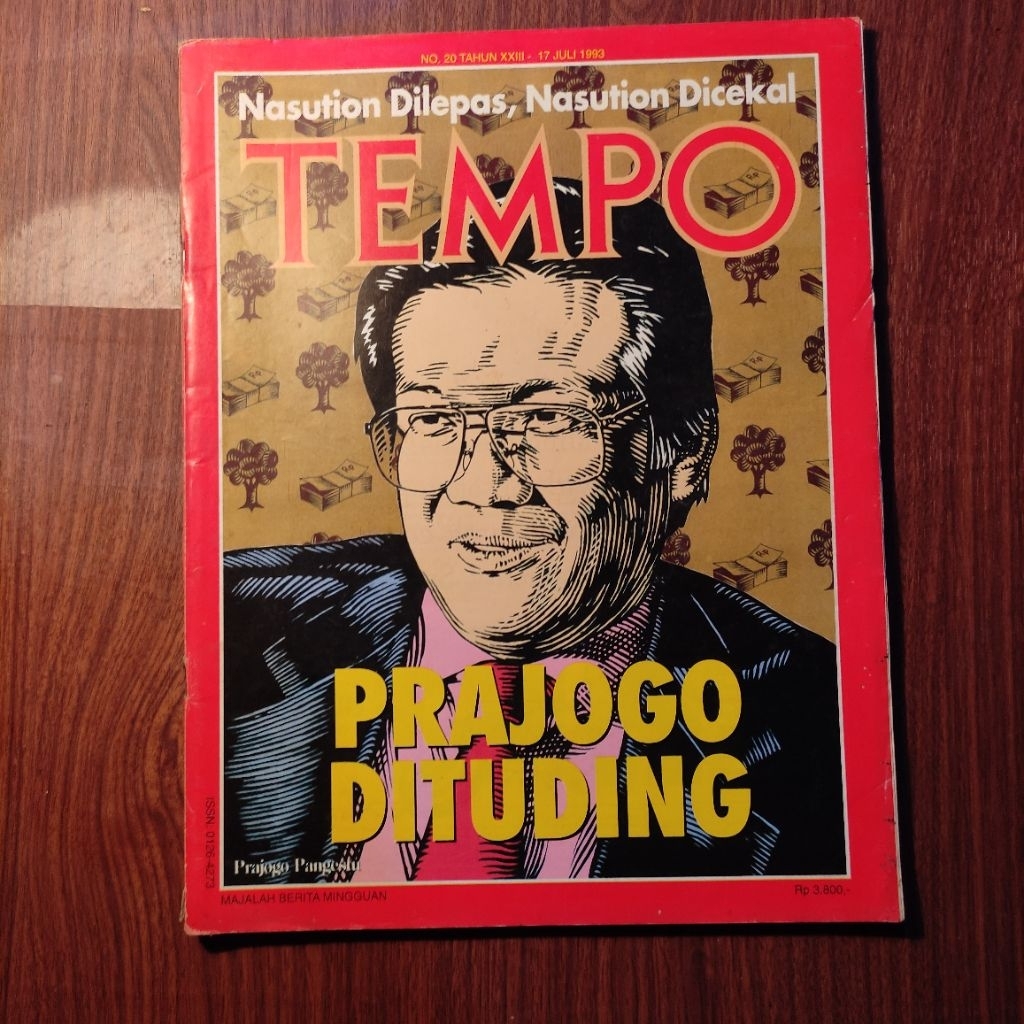 Majalah Tempo 17 Juli 1993 Nasution Dilepas, Nasution di Cekal, Prajogo di Tuding