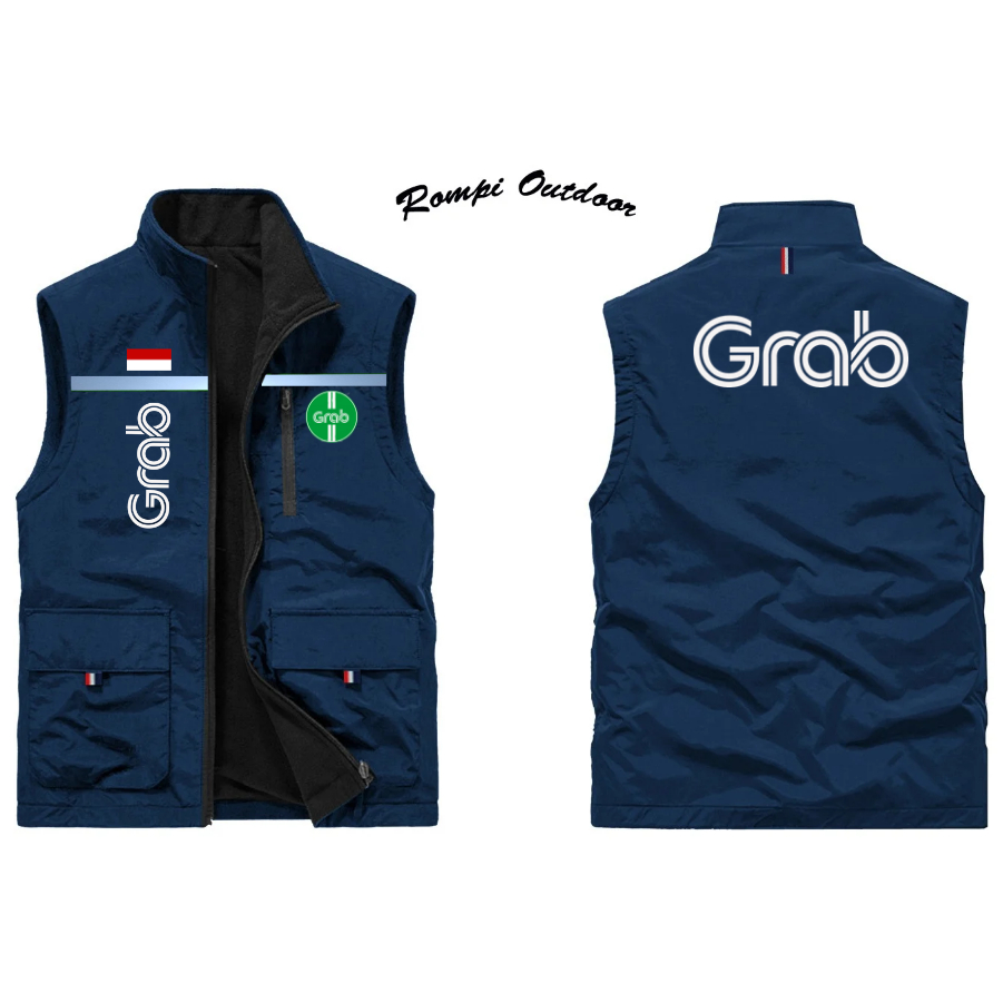 Rompi Grab | Vest Grab | Jaket Grab Original | Rompi Ojol Grab Original