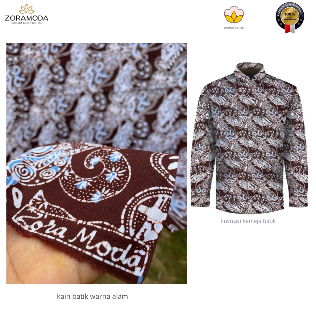 Kain Batik Warna Alam / Kain Batik Warna Alami indigo bahan katun