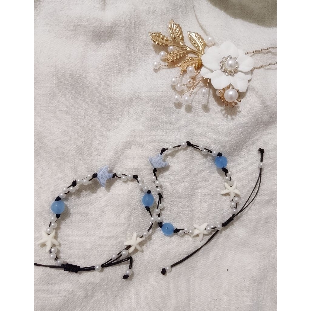 Gelang handmade tema laut/ocean/ couple.