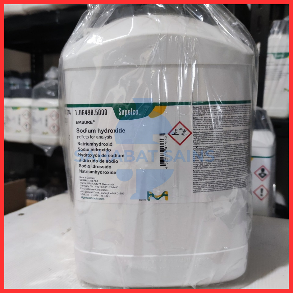 Sodium Hydroxide 106498 / Natrium Hidroksida Pro Analis / NaOH Analis Original