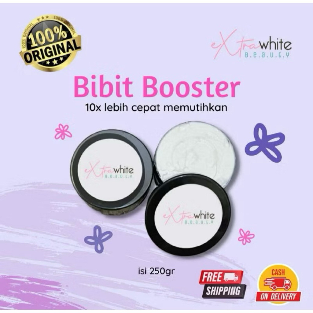 BIBIT BOOSTER EXTRA WHITE 250gr | PEMUTIH BADAN AMPUH | EXTRA WHITE BEAUTY | EXTRAWHITEBEAUTY