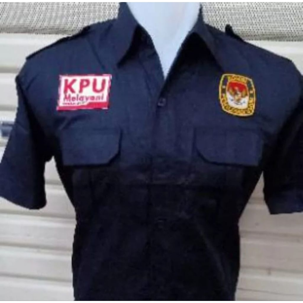 BAJU KPU MELAYANI/KEMEJA KPU MELAYANI/SERAGAM KPU BORDIR