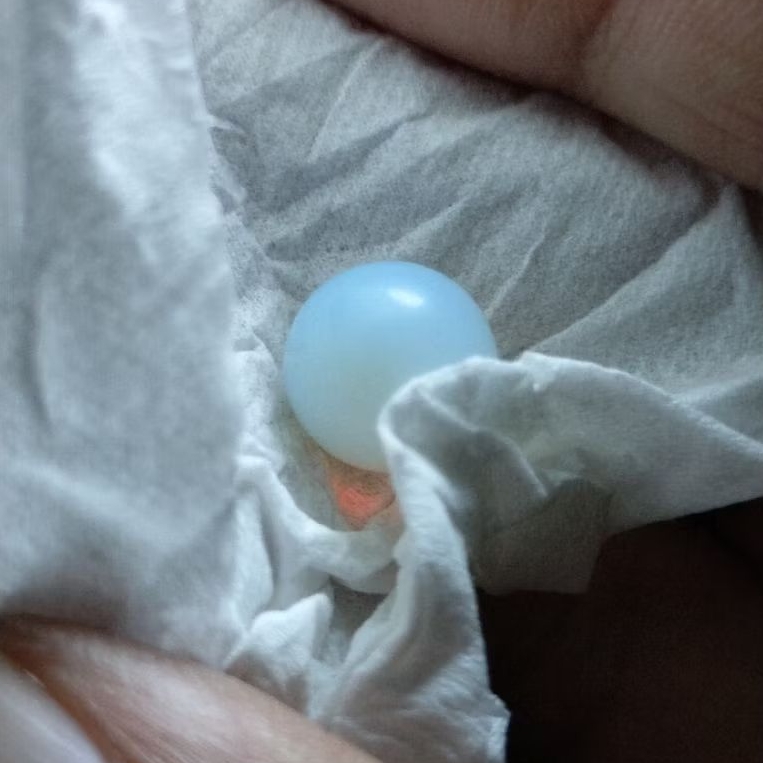 Batu buntat lipan putih istimewah