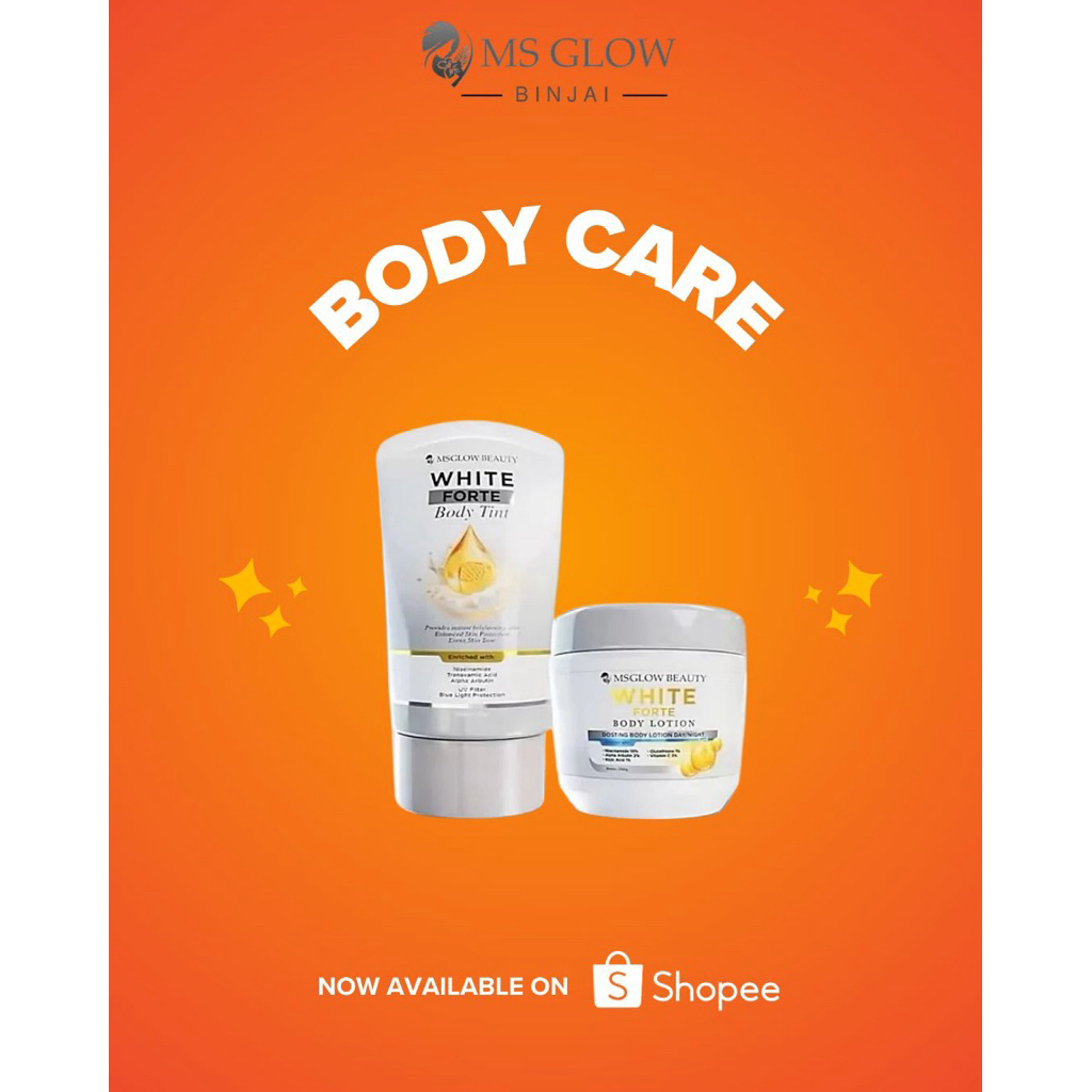 MS GLOW BODY LOTION WHITE FORTE | BODY TINT WHITE FORTE