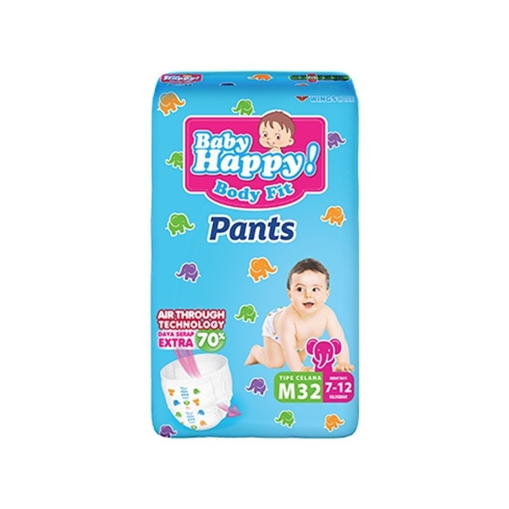 Pampers popok baby happy M32 popok bayi