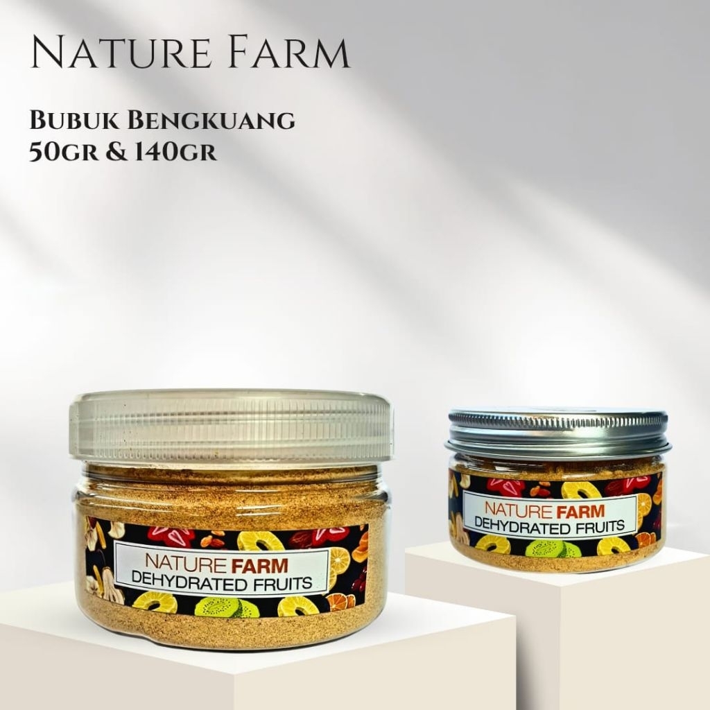 Nature Farm Premium Bengkuang Bengkoang Bubuk - Pure Jicama Powder FOOD GRADE 50gr 140gr Fruit Powde