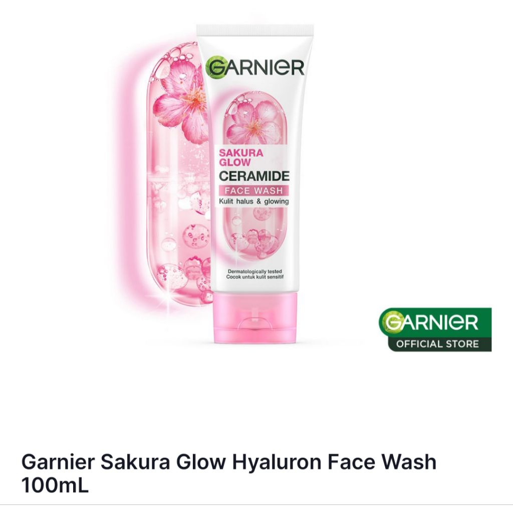 garnier facial wash