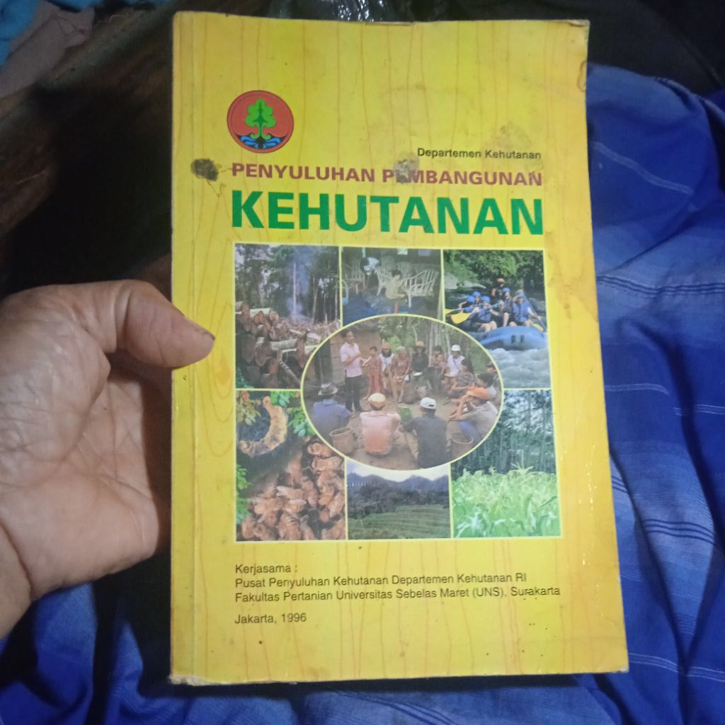 buku Penyuluhan Pembangunan Kehutanan, Departemen Kehutanan, buku original tebal