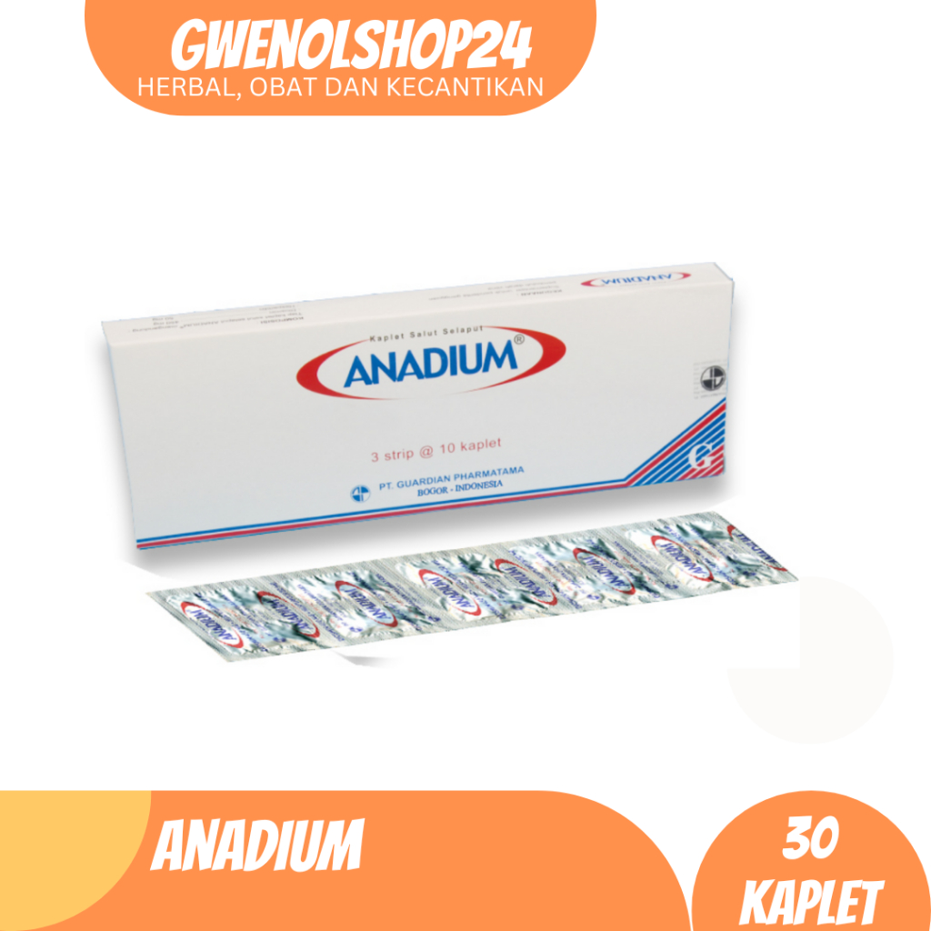 Anadium 30 Kaplet Guardian | Obat Wasir | Obat Hemoroid