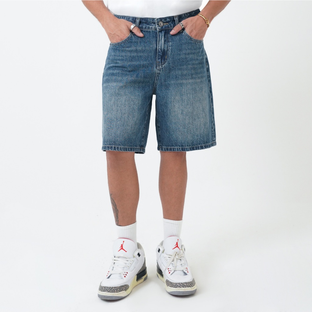 CELCIUS Warped Celana Denim Pendek I31000409C Darkblue