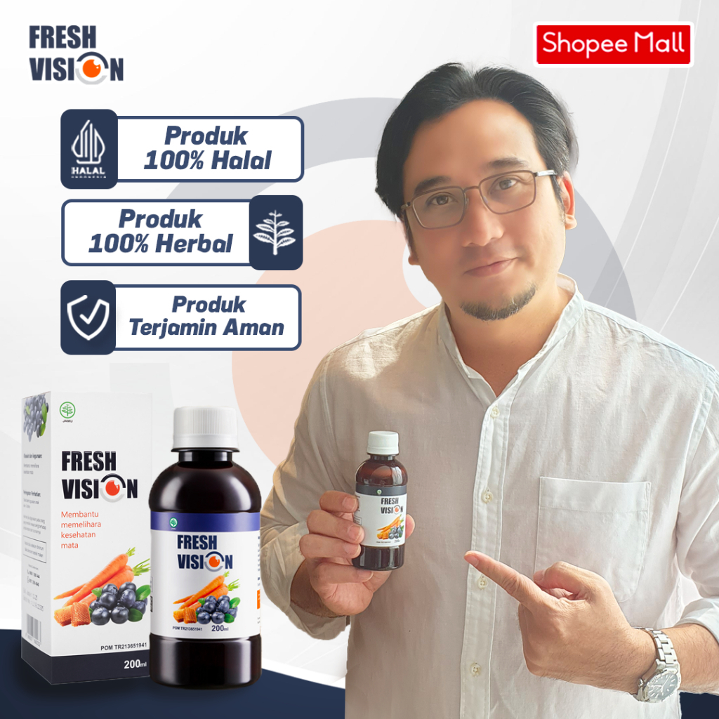 Paket 1 Box Fresh Vision Vitamin Mata Herbal
