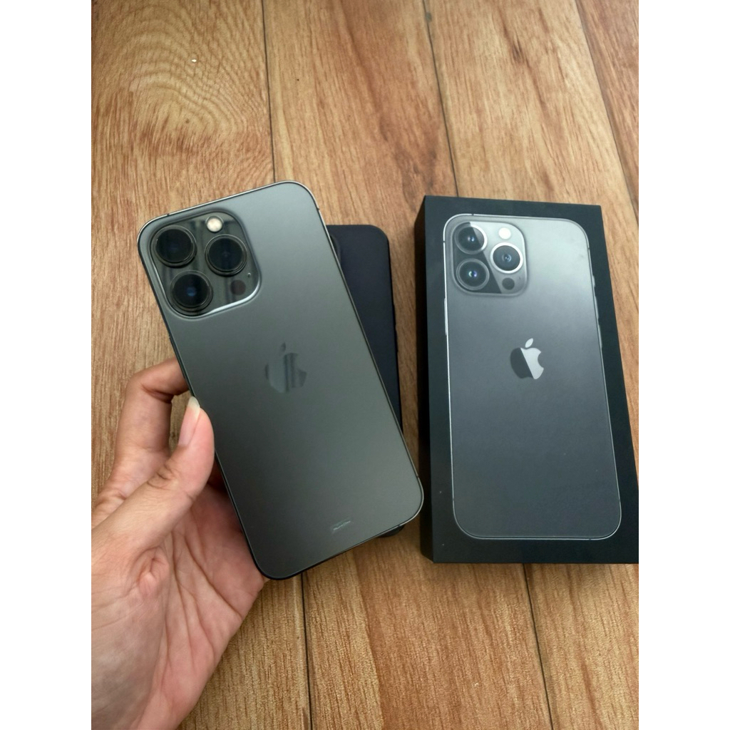 IPHONE 13 pro 128 Graphite ex ibox second pemakaian pribadi