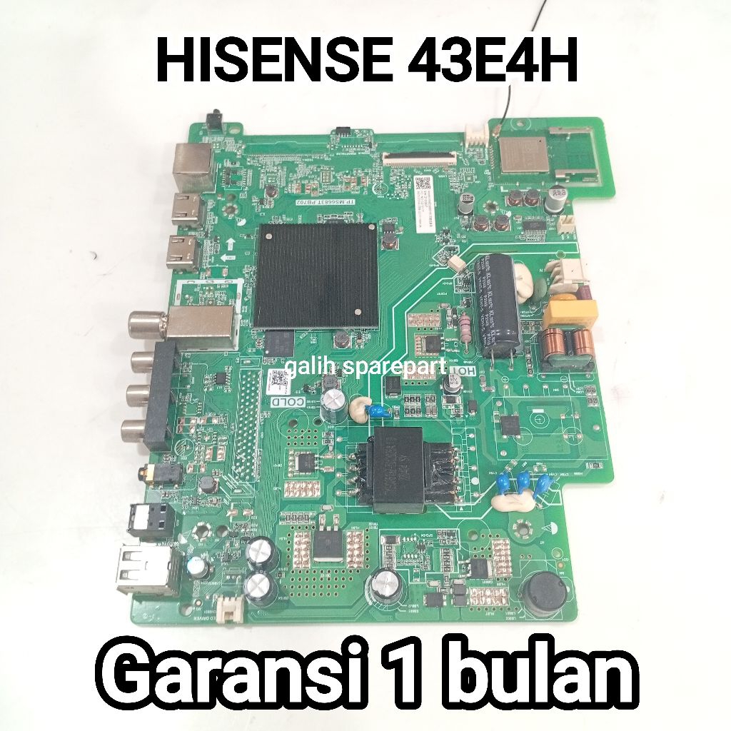 MESIN TV / MAINBOARD TV HISENSE 43E4H MB - MODUL - MOBO - MOTHERBOARD TV HISENSE