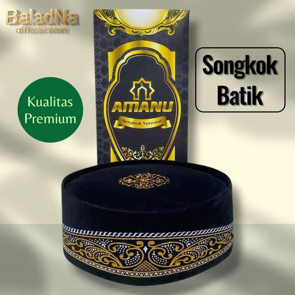 SONGKOK BATIK SONGKOK NASIONAL PRESIDEN PECI KOPIAH