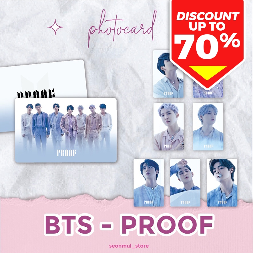 PHOTOCARD BTS PROOF / PC BTS PROOF / BANGTAN PROOF / ARMY